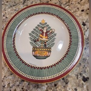 Sakura Debbie Mumm 12 DAYS OF CHRISTMAS Salad Plate Nine Ladies Dancing ONLY